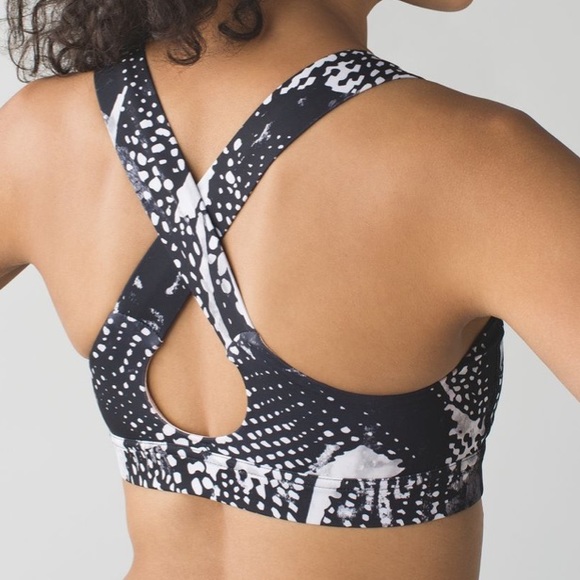 Lululemon All Sport Bra III in Static Mist White & Black • 4 - Picture 6 of 10